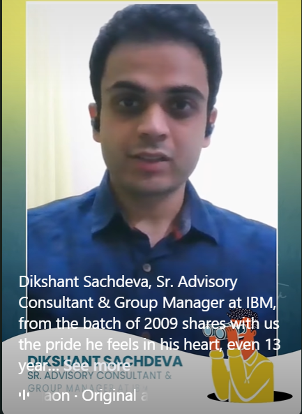 ALUMNI SPEAK: AN EXPRESSION OF GRATITUDE FOR THE ALMA MATER