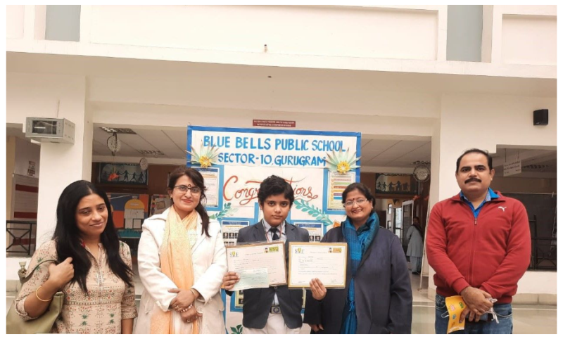 Ishaan Singh Brings Glory to Brahm Dutt Blue Bells Public School