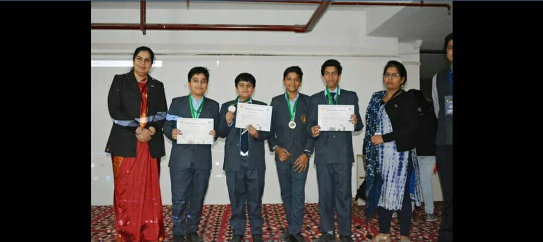 Brahm Dutt Blue Bells Public School CONTINUED WITH THE WINNING STREAK IN IRC QUALIFIERS AT THE MAURYA SCHOOL