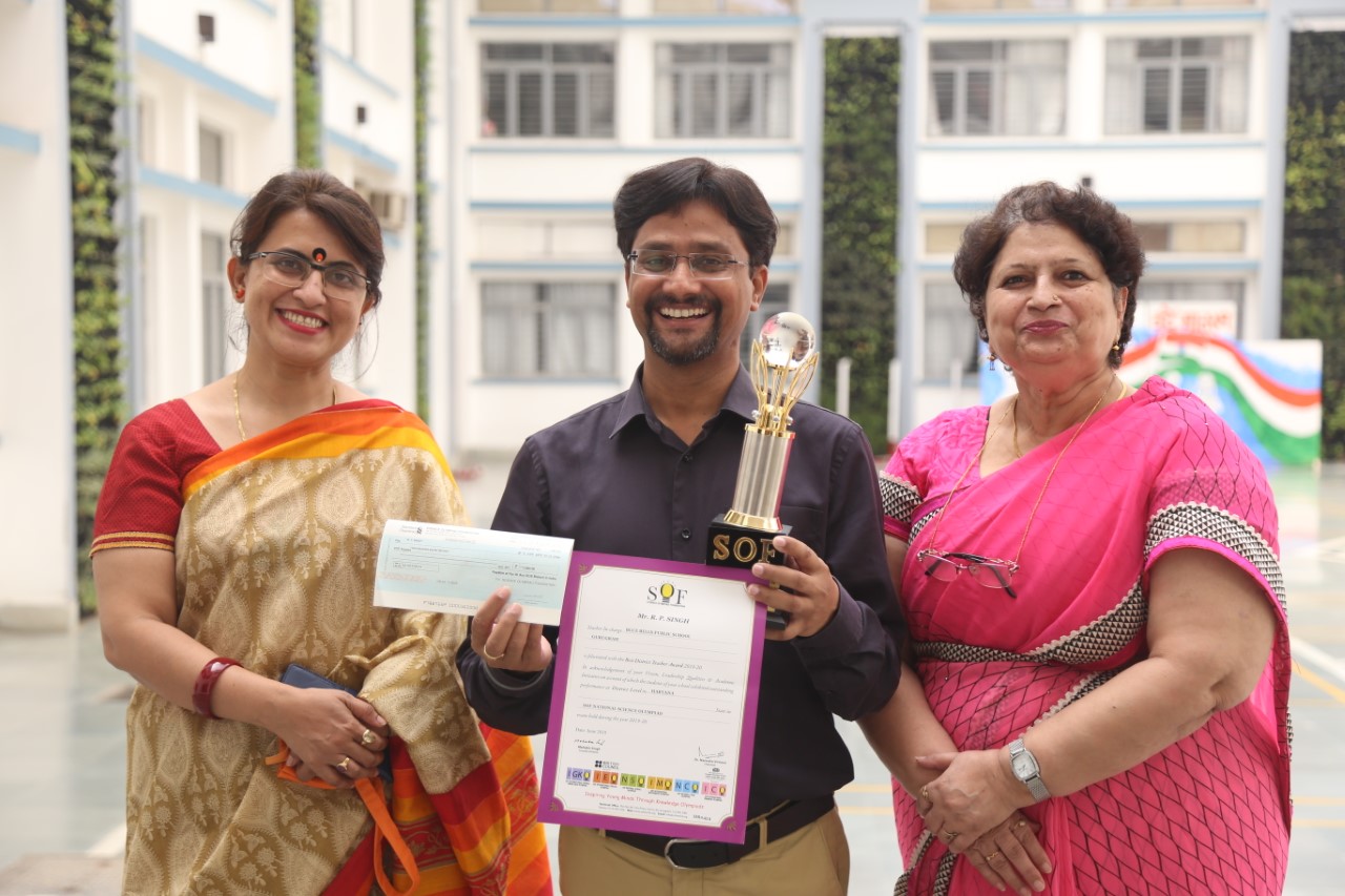 Best District Teacher Award for R.P. Singh