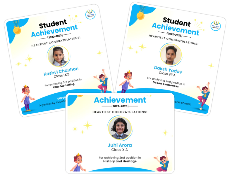 EXCELLENT PERFORMANCE OF BLUE BELLIANS AT AMERICAN MONTESSORI SCHOOL