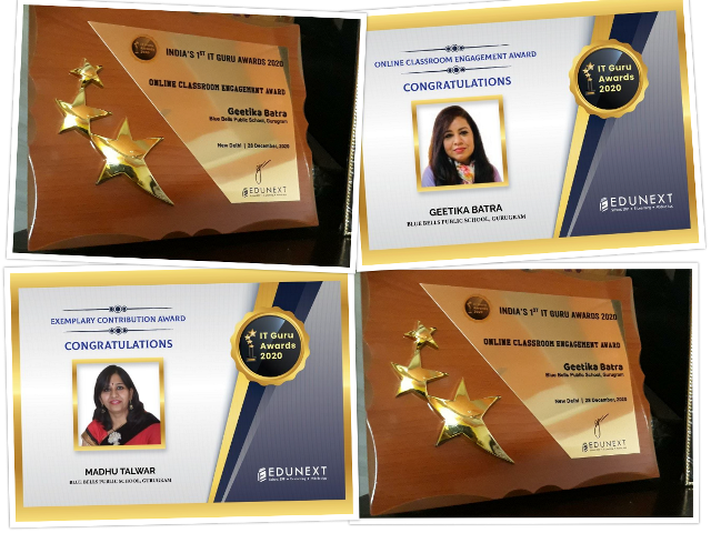 Ms. Geetika Batra and Ms. Madhu Talwar honoured with prestigious IT Guru-2020 Award