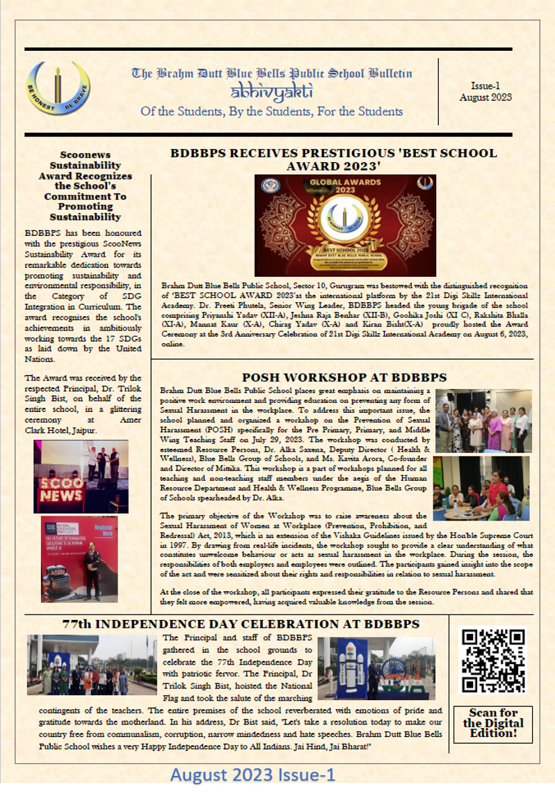 Abhivyakti August Edition ISSUE 1