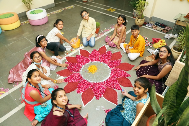INTER-HOUSE RANGOLI COMPETITION