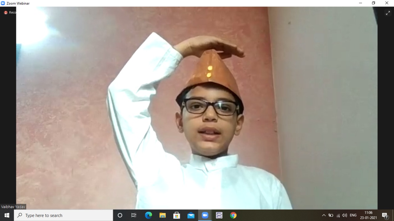 Special Assembly to commemorate the 125th Birth Anniversary of the iconic freedom fighter, Netaji Subhash Chandra Bose.