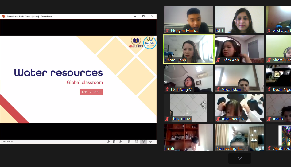 ISA Project with Vin School, Vietnam on Water Conservation