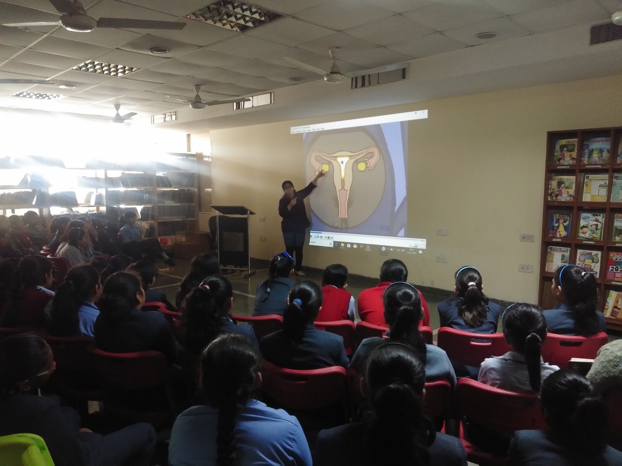 INTERACTIVE SESSION ON “LET’S TALK ABOUT PUBERTY” FOR CLASS 5 GIRLS
