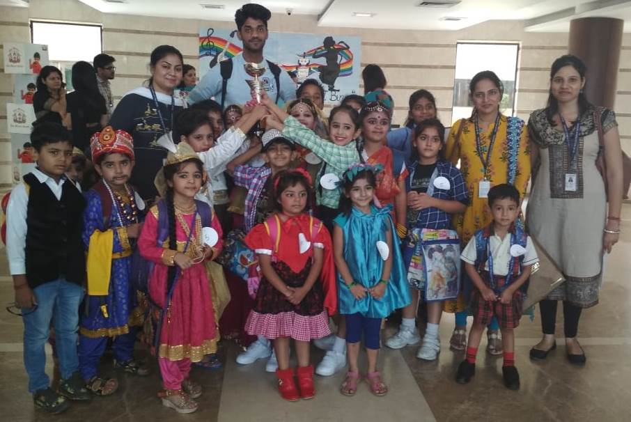 Brahm Dutt Blue Bells Public School PERFORMED MAJESTICALLY IN PARICHAY – AN INTER SCHOOL COMPETITION AT THEMAURYA SCHOOL