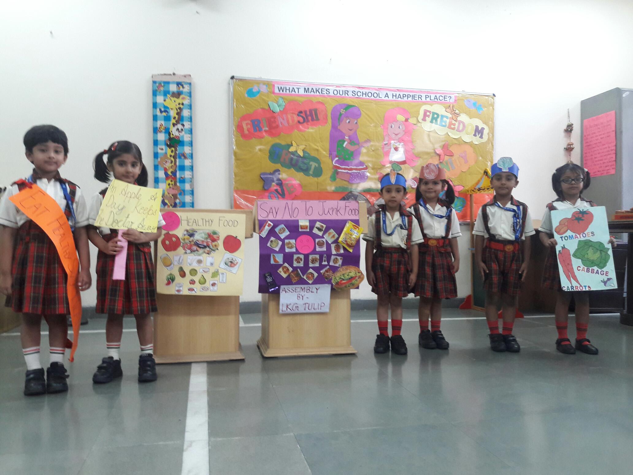   CREATING AWARENESS ABOUT HEALTHY FOOD HABITS