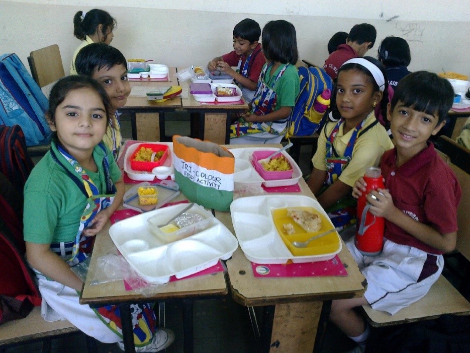 TRI-COLOUR FOOD ACTIVITY