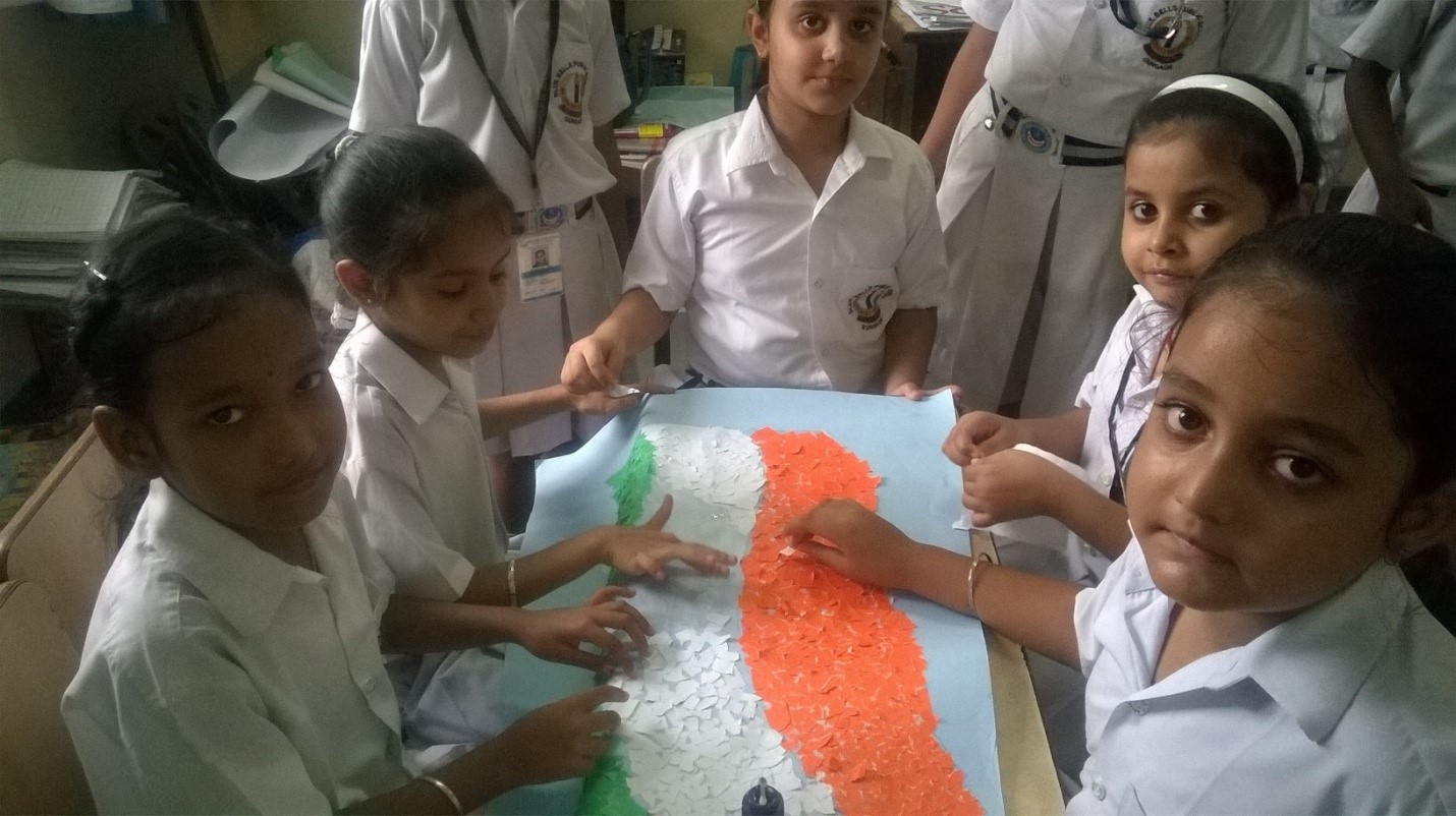 TRI-COLOUR RAKHI MAKING and FLAG MAKING